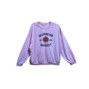 Halloween Town University Pink Sweatshirt Women’s Size 2XL